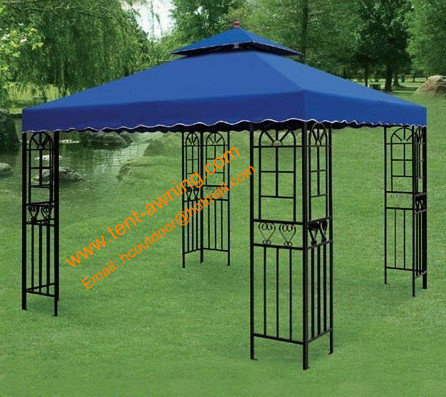 China Outdoor Leisure 3mx3m Powder coated Steel Pavilion Canopy  Patio Gazebo supplier