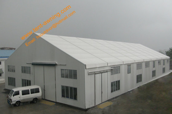 China Outdoor Industrial Tent Aluminum Structure Waterproof 100 km / h Wind Resistance supplier