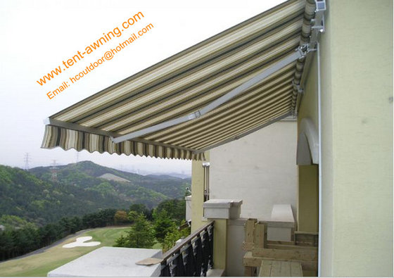 China Waterproof  UV Resistance  Retractable Balcony Awning Aluminum Customized Sizes Awnings supplier