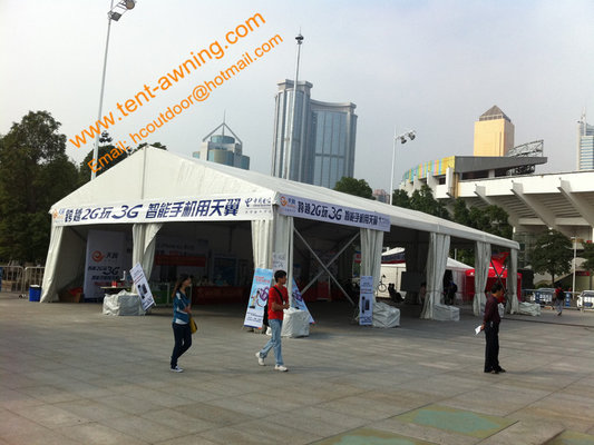 China Outdoor Trade Show Tent  Hard Pressed Extruded Aluminum Structure Customized Sizes Tent supplier