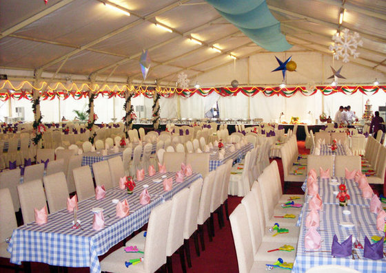 Aluminum Waterproof  Fire Retardant PVC Marquee Party Wedding Tent supplier