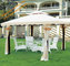 Outdoor Leisure Powder coated Steel Garden Gazebo Canopy Garden Pavilion supplier