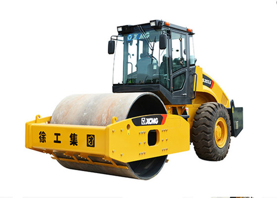 China Mechanical Control 20 Ton Single Drum Vibratory Compactor 40ft HQ Container supplier