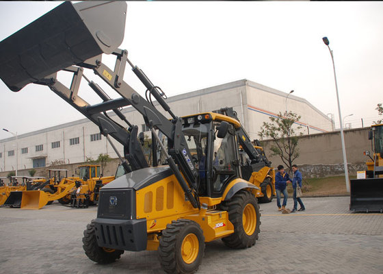 China Professional Tractor Loader Backhoe With 4 In 1 Bucket / Hydraulic Hammer supplier