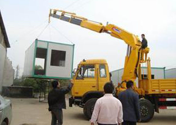 China Small Truck Mounted Crane Max Working Height 6.55 Meter , Construction Lifting Machinery supplier