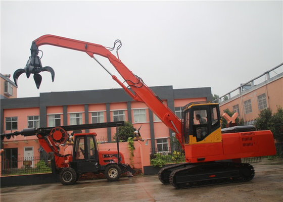 China Hydraulic Rotary Tools, Hydraulic rotating grapple crawler excavator with 58kw diesel engine power supplier