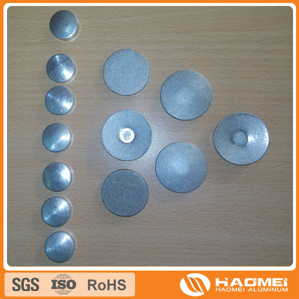 100% recyclable factory manufacturer Best Quality Low PriceAluminum Slug Concave Shape with Hole