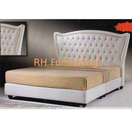 Upholstered Bed, Upholstered Headboard, Hotel Furniture, Fabric Bed supplier