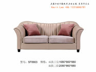 Light American sofa set Luxury leather sofa for Living room reception seating furniture and Coffee tables supplier