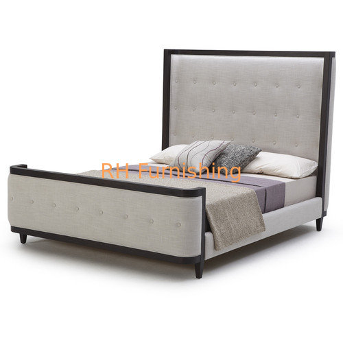 Hotel Furniture, Bedroom Furniture, Upholstered Bed, Upholstered Headboard, Fabric Bed supplier