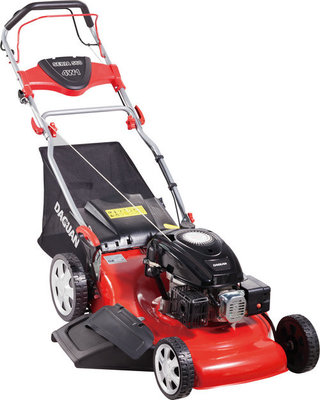 Large self propelled petrol sales lawn mower