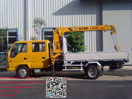 Isuzu 600P elf  New Design Crane Cargo Truck For Sale