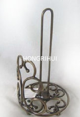 China home free standing spiral design kitchen/toilet metal paper towel holder/rack supplier