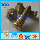 Bolt with Hole in Head ,Hex head bolts with holes,Hex bolts with holes on head,HighTensile Zinc galvanized bolt nut 10.9