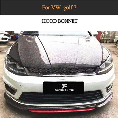 Top Quality Car Accessory Carbon Fiber Engine Hood Covers for VW Mk7 Gti 2014up