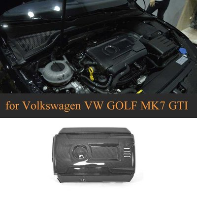 Carbon Fiber Replacement MK7 R Car Engine Cover for Volkswagen VW GOLF GTI 2014-2018