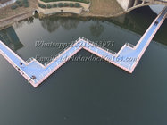 plastic bridge floating pontoon