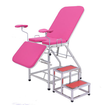 China Medical manual portable gynecological exam table delivery bed with mattress supplier