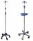 Good quality and hot sale Stainless steel medical height adjustable iv poles for sale supplier
