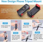 Flexible Tripod, Travel Monopod Waterproof Foot with Binocular Stand Holder & Bluetooth Control for Live Streami