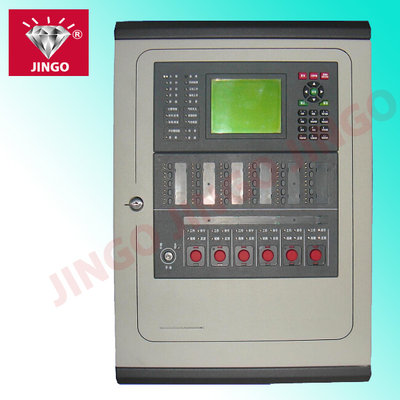 China Addressable fire security alarm systems control panel SLC 1 loop supplier