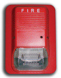 China Fire Alarm Siren with Red Strobe Flash supplier