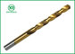 HSS4341 Twist Drill Bit , Roll Forged Half Ground Tin Coated Titanium Drill Bits supplier