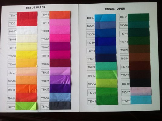 China MG Colour Tissue paper supplier