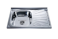 Bolivia Hot Sale Single Bowl Single Drainboard Stainless Steel Kitchen Sink