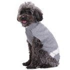 Bowknot Gray Pet Sweater Big Dog Pet Clothes Autumn And Winter Dog Teddy  Clothes