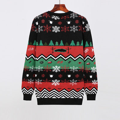 Fashion Christmas Ugly Sweater Snowflake Pullover Apparel Winter