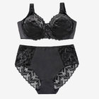 Sexy Lace Ladies Panty And Bra Sets Plus Size Thin Breathable Woman Underwear