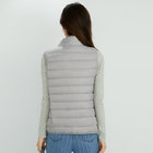 Wholesale Zipper Up Stand Collar Plus Size Premium 90% White Duck Down Vest Lightweight Women's Puffer Vest