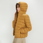 Plus Size Hooded Premium 90% White Duck Down women's jackets & Coats Zip Up Light Outwear Winter