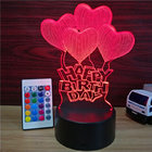 Chinese Supplier factory price visual illusion light touch panel 3D led night lamp decoration lamp for Christmas gift