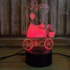 3D Optical Illusion Visual Light 7 Colors Touch Table Desk night light projector kids