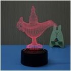 Hot sale Novelty  Aladdin's lamp 3D Night Lamp USB Small Colorful Led Animal Shape Light wholesale in China