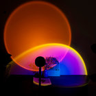Sun Sunset Rainbow Projection Light Atmosphere Night Light Lamp Usb Home Decoration Room Laser Mini Sunset Projector Lam