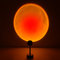USB Charging Night Light 180 Degree Rotation Rainbow Sunset Projection LED Table Lamp for Living Room Bedroom Decor