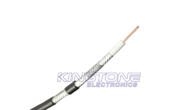 China AL Braiding RG11 CATV Coaxial Cable / Antennas Quad Shielded Coax Cable supplier