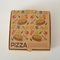 Brown Kraft Paper Ripple Pizza boxer Burger boxes Custom Logo Printed in your size packaging boxes takeaway supplier