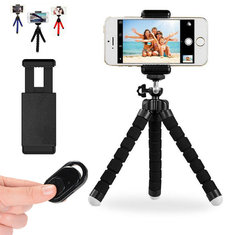 China Flexible Mini Tripod Stand Holder with Wireless Remote Shutter For Camera GoPro/Mobile Cell Phone supplier
