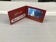 HD 5 Inch Printed Video Cards Folded Paper Product For Presentation