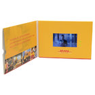 5 Inch TFT Video Greeting Card , 4G Flip Book Video For Advertising