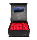 LCD Video Brochure Flower Box Stock Shipping Video Box For Packing Gifts Or Product Sample