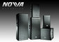 Indoor Two Way Nightclub Speaker Systems Powerful With Textured Finish supplier