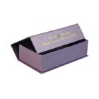 custom printed black magnetic closure foldable paper packaging cardboard gift box