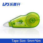 OEM / ODM Plastic Mini Green Colored Correction Tape 5mm X 6m No T-W9155