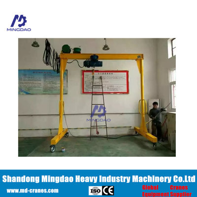 China China Made Light Duty 1 ton 2 ton 3 ton 5 ton Portable Mobile Workshop Gantry Crane supplier