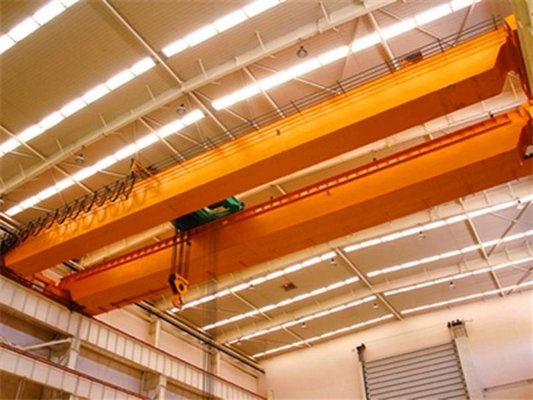 China High Efficiency Top Running Bridge Crane 15Ton Double Beam Overhead Crane To Increase Your Inventory supplier